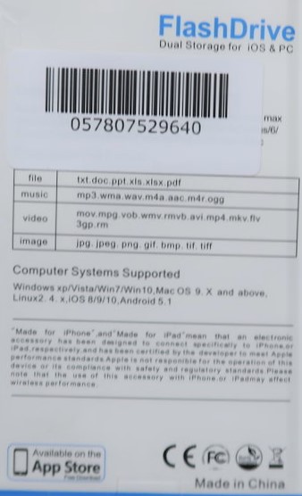 Usb Flash drev til både apple og android 32 GB