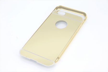 810031 IPHONE 6/6S guld bag cover med spejl effekt
