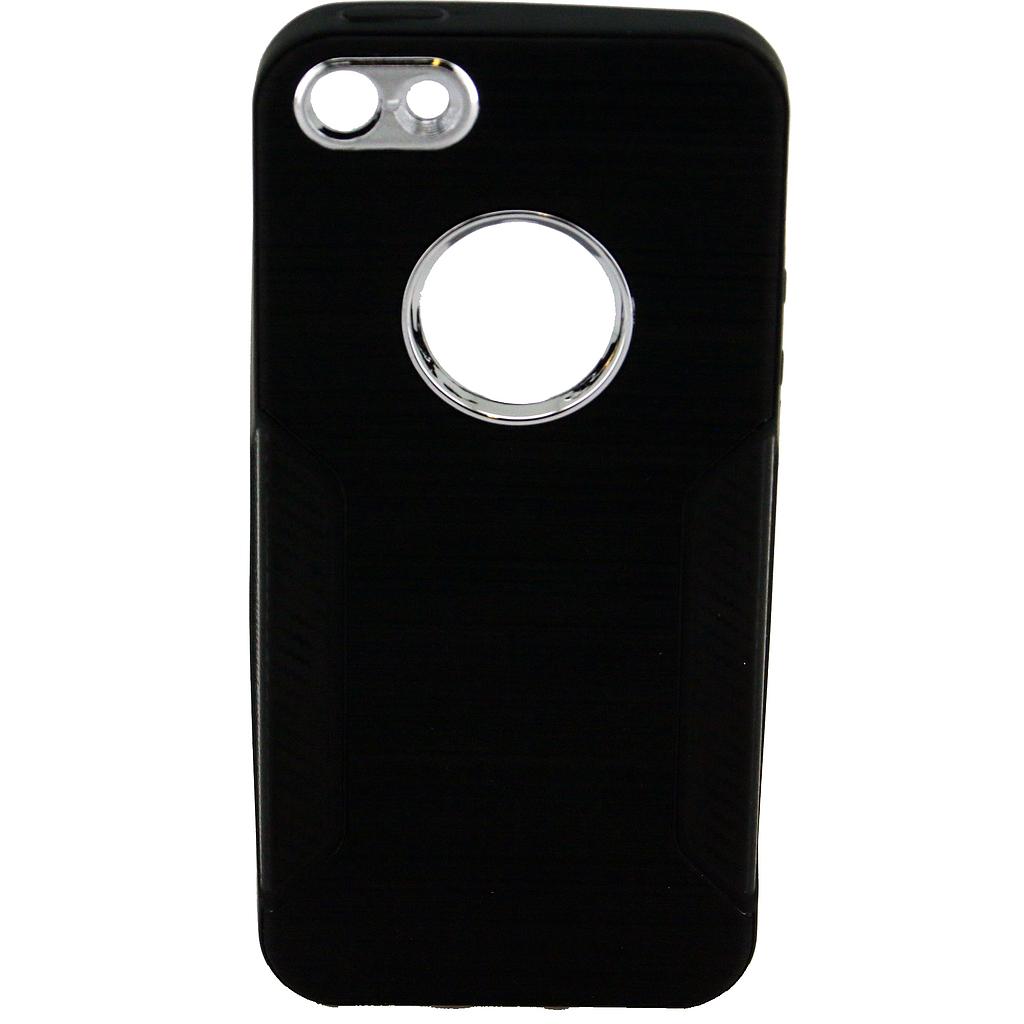 IPHONE 5S/SE Sort bagcover med sølv dekoration