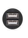 Billader 2,4 AmP sort - 2 x USB