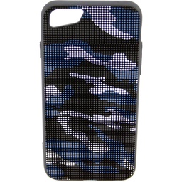 [810046] IPHONE 6/6S blå camouflage bagcover
