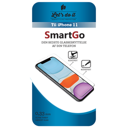[808138] SmartGo Iphone 11 Hærdet glas beskyttelse