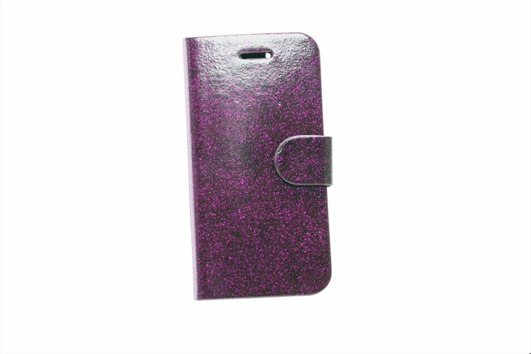 [806047] 806047 IPHONE 5, 5S, 5SE Dyb rød glimmer med sort inderside