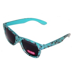 [505019-24011] Børne Solbrille smaragd grøn med sorte glas