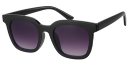 [404290-60794] Blank sort modebrille med gradueret sorte glas